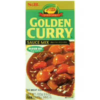 S&B Medium Hot Golden Curry Sauce Mix 100g