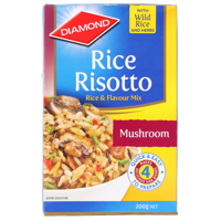 Diamond Rice Risotto Rice Dish Mushroom 200g