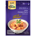 Asian Home Gourmet Spice Paste Indian Chicken Curry Mild Gluten Free 50g
