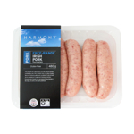 Harmony Free-Range Irish Pork Sausages 480g