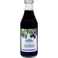 Barker's Squeezed New Zealand Blackcurrants & Boysenberries Fruit Syrup 710ml