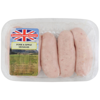 Butchery Pork & Apple English Sausages 1kg