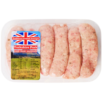Butchery Yorkshire English Sausages 1kg