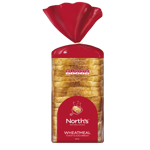 Norths Wheatmeal Toast Sliced Bread 600g