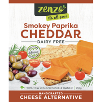 Zenzo Dairy Free Smokey Paprika Handcrafted Cheese Alternative 250g