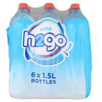 H2Go NZ Spring Water 6pk