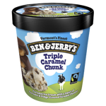 Ben & Jerry's Triple Caramel Chunk Ice Cream 458ml