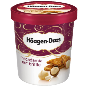 Haagen-Dazs Macadamia Nut Brittle Ice Cream 457ml