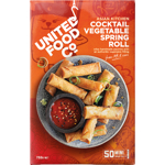 United Food Co Asian Kitchen Cocktail Vegetable Spring Roll 750g