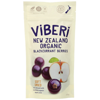 Viberi New Zealand Organic Blackcurrant Berries 100g