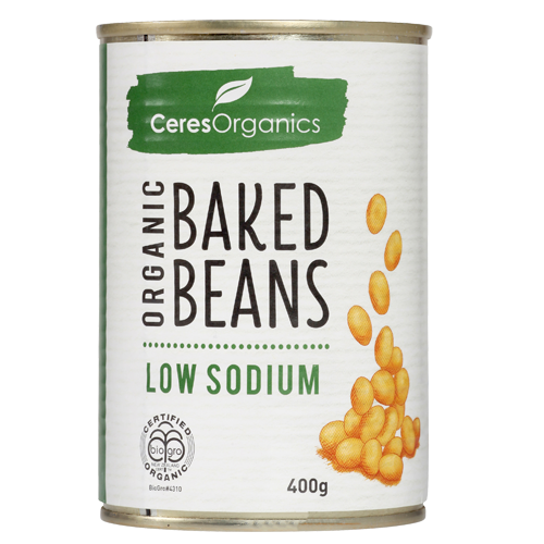Ceres Organics Organic Low Sodium Baked Beans 400g Prices FoodMe