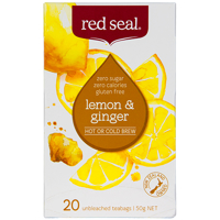 Red Seal Lemon & Ginger Tea Bags 20ea