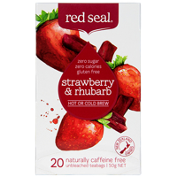Red Seal Strawberry & Rhubarb Tea Bags 20ea