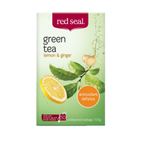 Red Seal Green Tea Lemon & Ginger 100g (50pk)