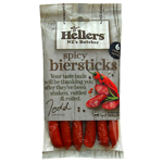 Hellers Spicy Biersticks 168g (6pk)
