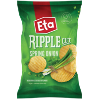 Eta Ripple Cut Spring Onion Potato Chips 150g