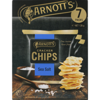 Arnott's Sea Salt Cracker Chips Multi Pack 126g