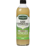 Homegrown Juice Company Sparkling Ginger Raw Kombucha 350ml