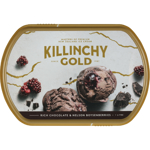 Killinchy Gold Rich Chocolate & Nelson Boysenberries New Zealand Ice Cream 1l