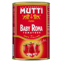 Mutti Baby Roma Tomatoes 400g