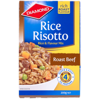 Diamond Rice Risotto Rice Dish Roast Beef 200g
