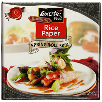 Exotic Food Authentic Thai Rice Spring Roll Skin 200g