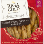Riga Gold Sardines Olive Oil Smoked 100g