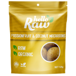 Hello Raw Organic Passionfruit & Coconut Macaroons 125g