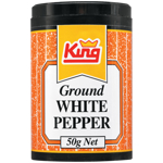 King Ground White Pepper 50g
