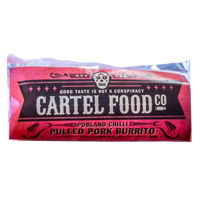 Cartel Food Co Poblano Chilli Pulled Pork Burrito 200g