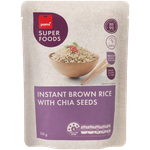 Pams Superfoods Instant Brown Rice With Chia Seeds 250g