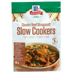 McCormick Slow Cookers Chunky Beef Stroganoff 40g