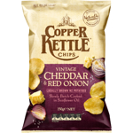 Copper Kettle Vintage Cheddar & Red Onion Potato Chips 150g