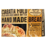 Kapiti Artisan Bread Ciabatta Fold Filled With Garlic Butter 400g