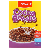 Lowan Cocoa Bombs Gluten Free Breakfast Cereal 350g