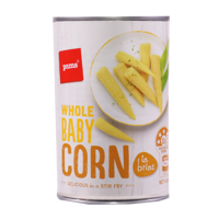 Pams Baby Corn in Brine 400g