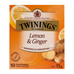 Twinings Infusion Lemon & Ginger Tea Bags 10ea