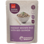 Pams Superfoods Instant Brown Rice With Red Quinoa 250g