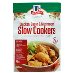 McCormick Slow Cookers Chicken Bacon Mushroom 40g