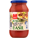 Pams Tomato & Basil Pasta Sauce 510g