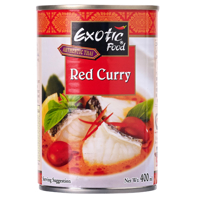 Exotic Food S/Sce Red Curry 400ml