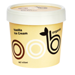Oob Organic Vanilla Ice Cream 470ml