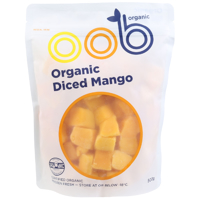 Oob Organic Organic Diced Mango 500g
