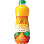 Just Juice Orange 50% Less Sugar Fruit Drink 1l