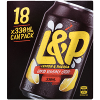 L&P Soft Drink Cans 18pk