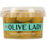 The Olive Lady Pitted Green Olives 280g