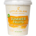 Little Island Coconut Creamery Summer Fruits Plant Based Yoghurt 800g
