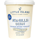 Little Island Coconut Creamery Vanilla Bean Cashew Based Yoghurt 800g