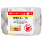 Little Red Hen Cage Free Size 7 Barn Eggs 6ea