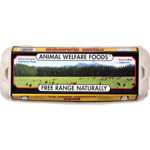 Animal Welfare Foods Free Range Naturally Mixed Grade Eggs 12pk